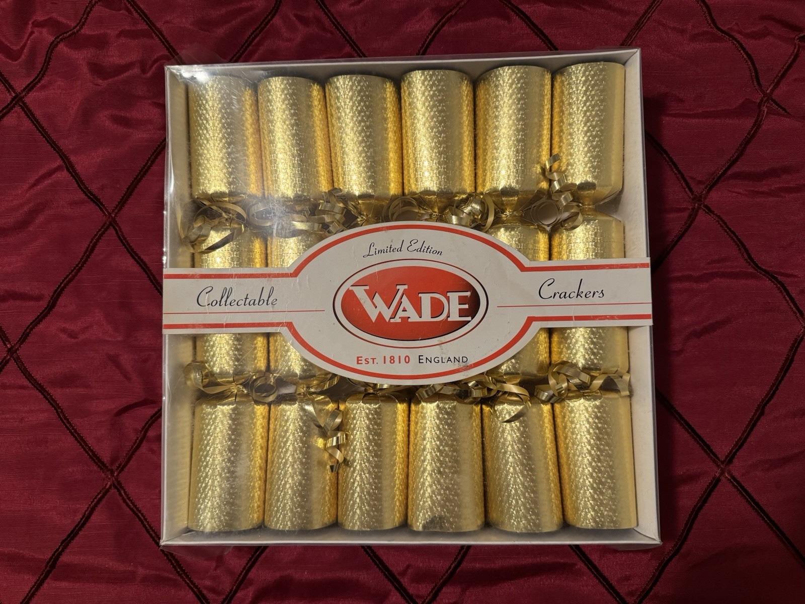 Wade Limited Edition Collectible Crackers, c2001, Nursery Rhyme Whimsies - New