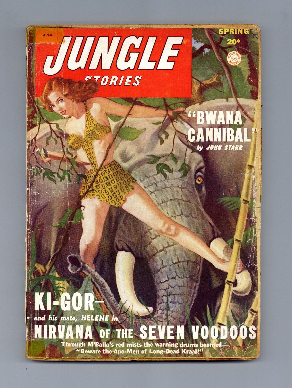 Jungle Stories Pulp 2nd Series Mar 1949 Vol. 4 #6 GD