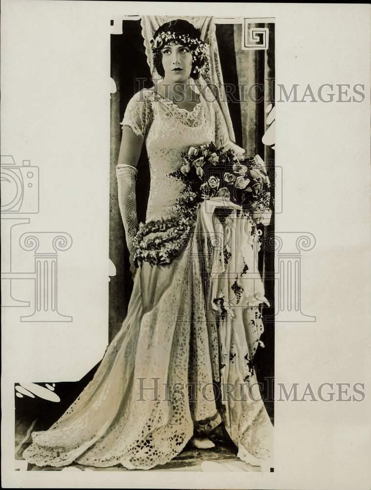 1924 Press Photo Estelle Taylor, Actress and Wife of Jack Dempsey - kfz06456