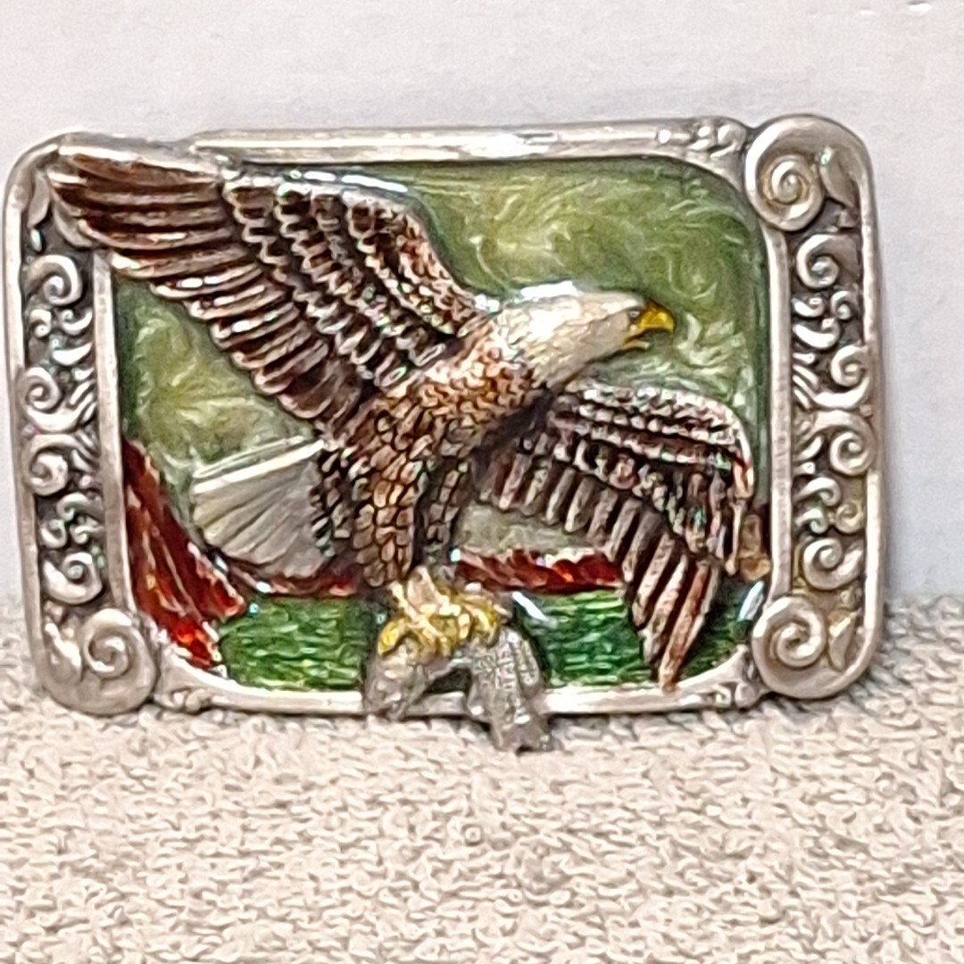 Vintage American Eagle Siskiyou Belt Buckle 1984