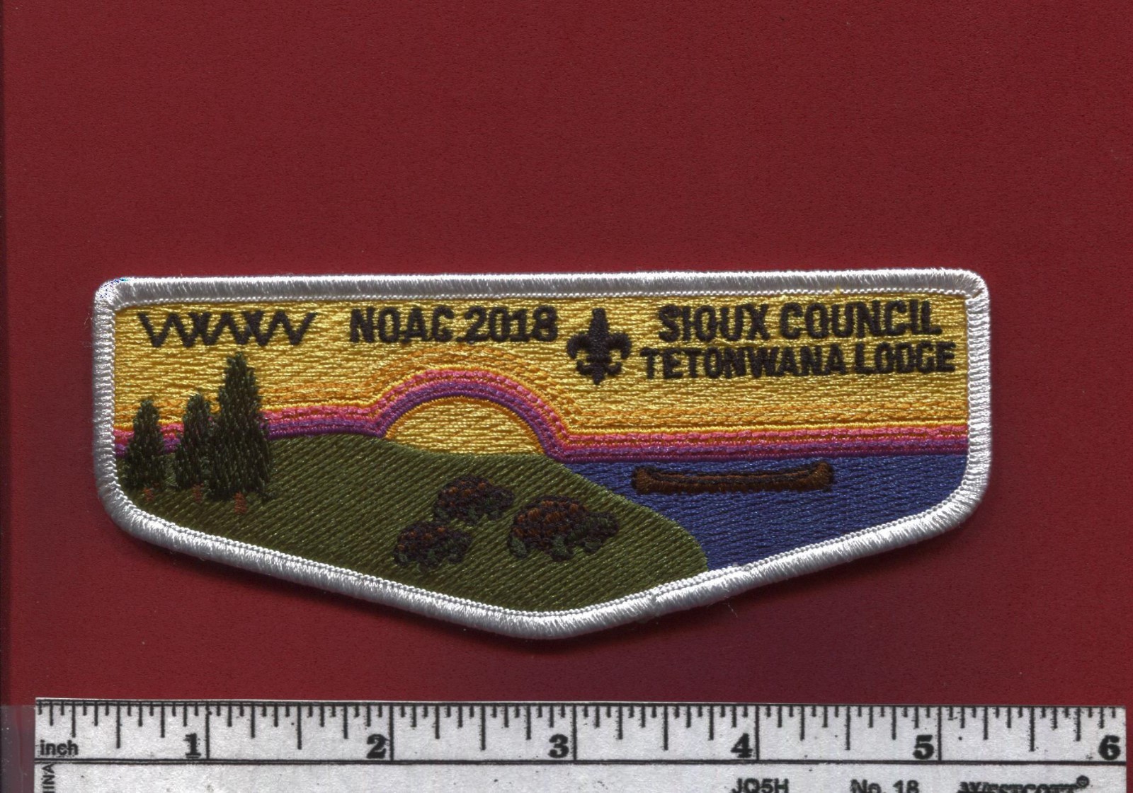 Got at 2018 NOAC: Tetonwana Lodge 105 Flap: Sioux Council - Tough Issue Got at 2018 NOAC: Tetonwana Lodge 105 Flap: Sioux Council - Tough Issue