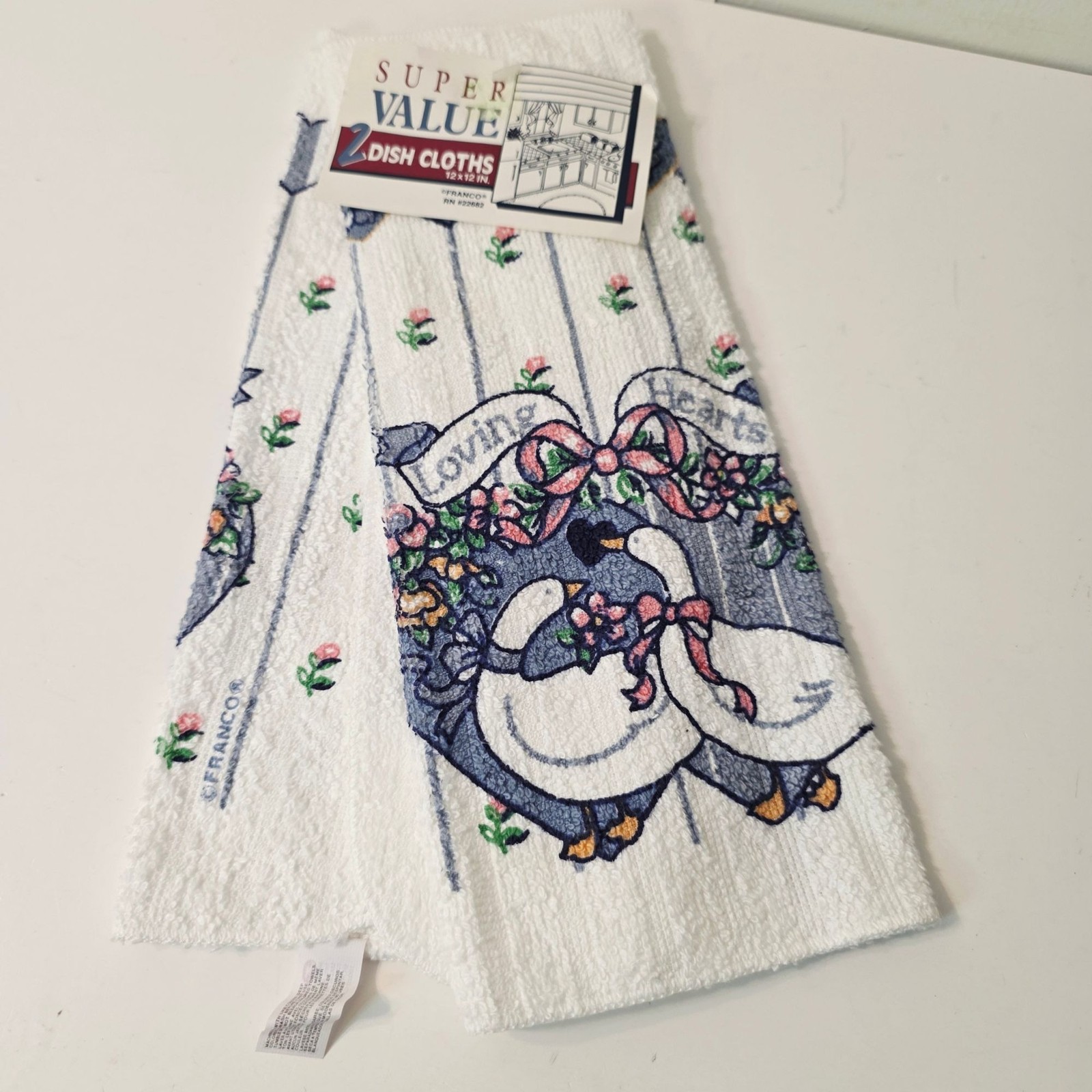 2pc Vtg Goose Geese Franco Kitchen Dish Hand Towel Farmhouse Cottagecore Cannon 2pc Vtg Goose Geese Franco Kitchen Dish Hand Towel Farmhouse Cottagecore Cannon