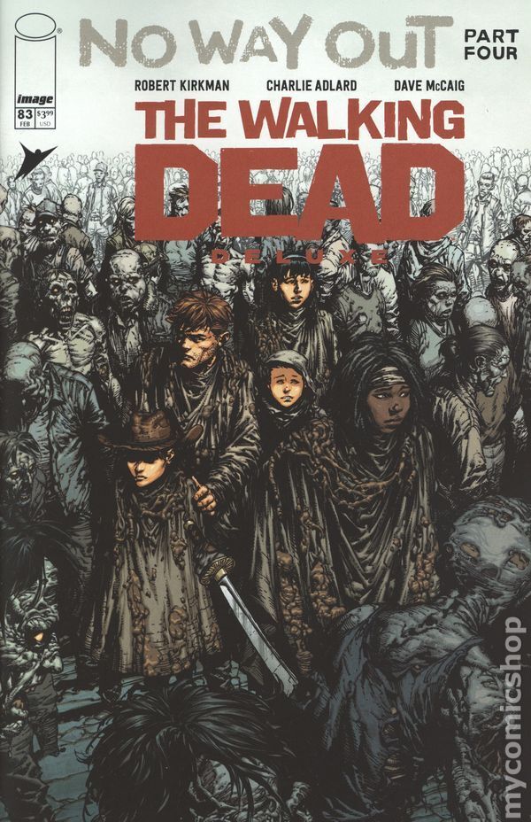 Walking Dead Deluxe #83A NM 2024 Stock Image