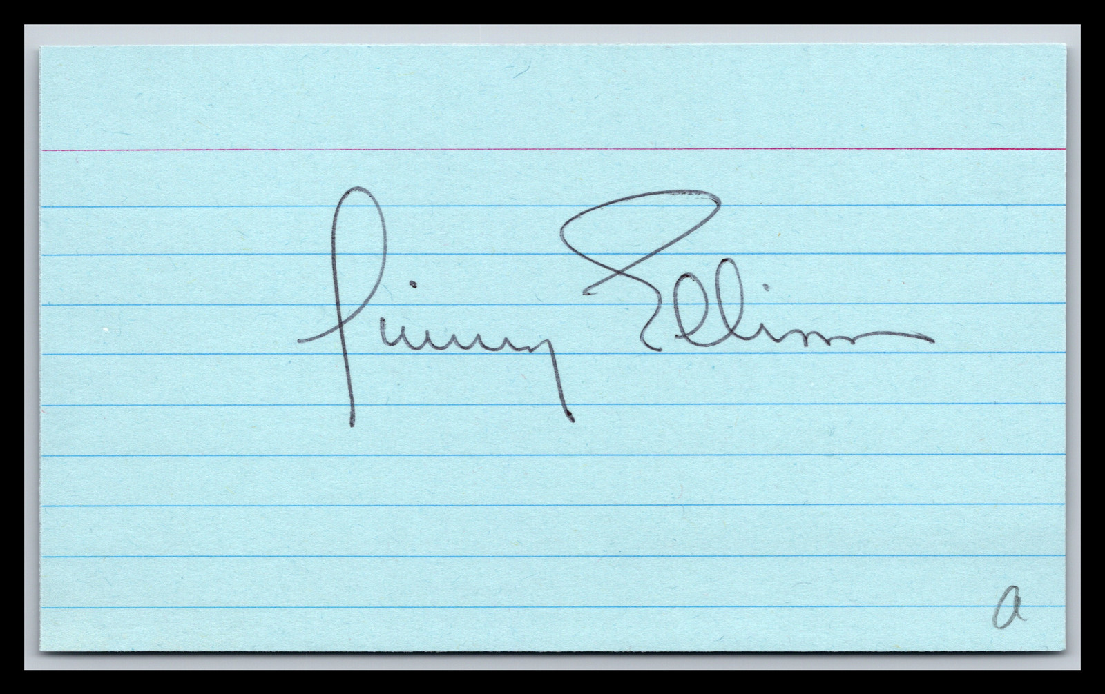 James Ellison - Actor - 3x5 Card - Signed / Autograph (a)