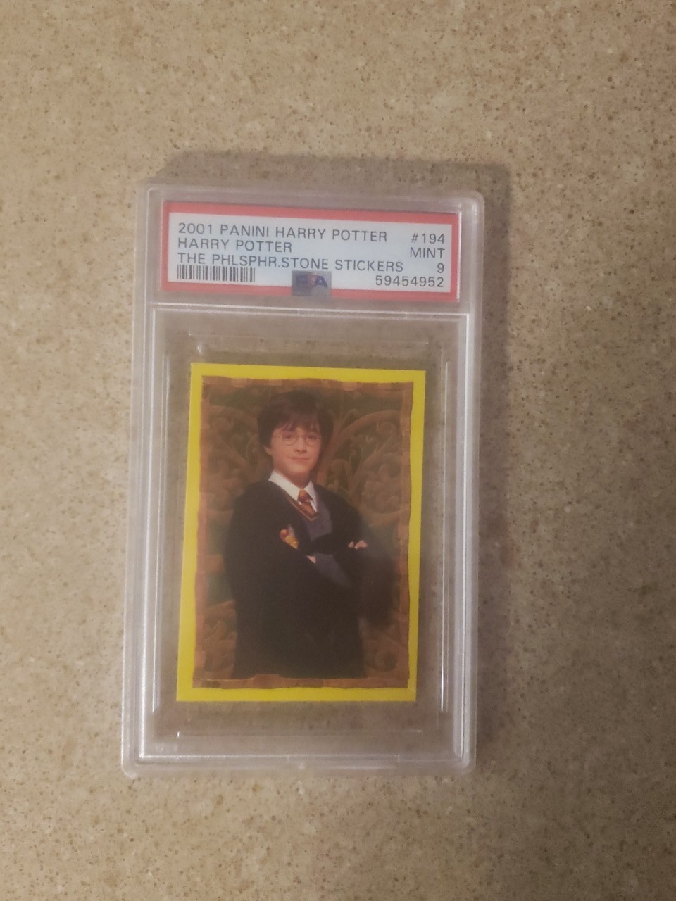 👑2001 Panini Harry Potter The Philosopher's Stone Stickers #194 PSA 9 Mint MINT