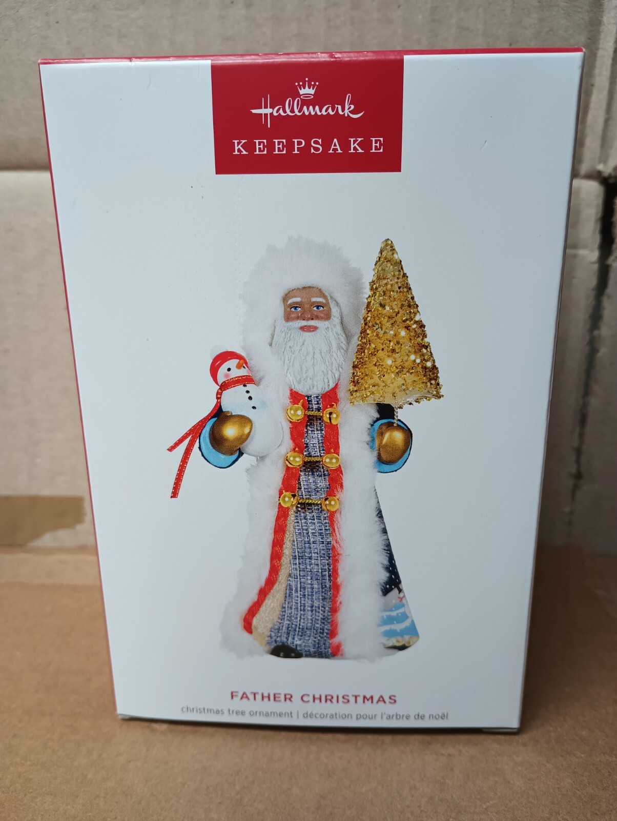 NEW HALLMARK KEEPSAKE FATHER CHRISTMAS TREE ORNAMENT FAST/FREE SHIPPING