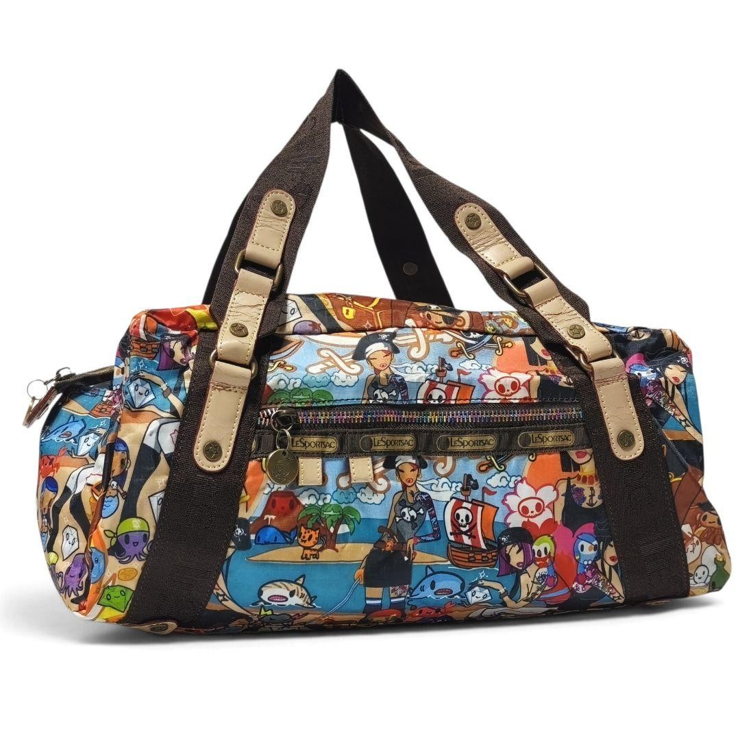 LeSportsac x tokidoki 2way Boston Shoulder Bag Pirata Y2K Vintage Rare