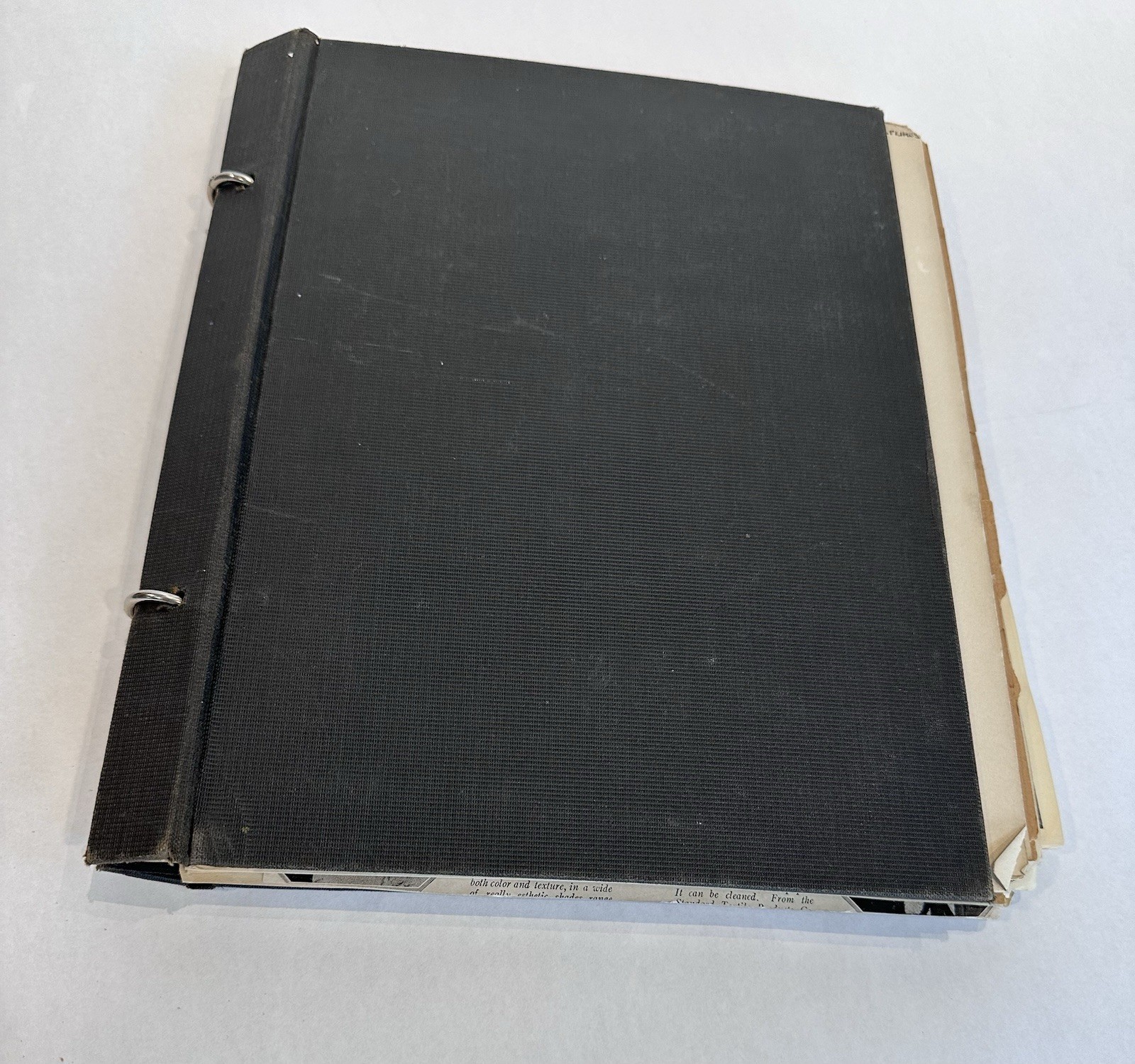 Antique Interior Design Student Scrapbook From Early 1920’s