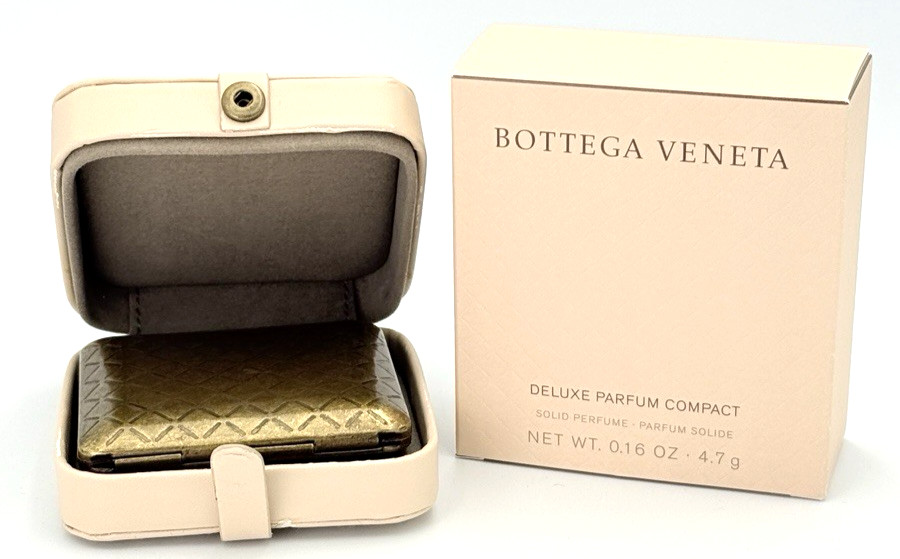 Bottega Veneta Deluxe Parfum Compact Solid Perfume 4.7g Case Box