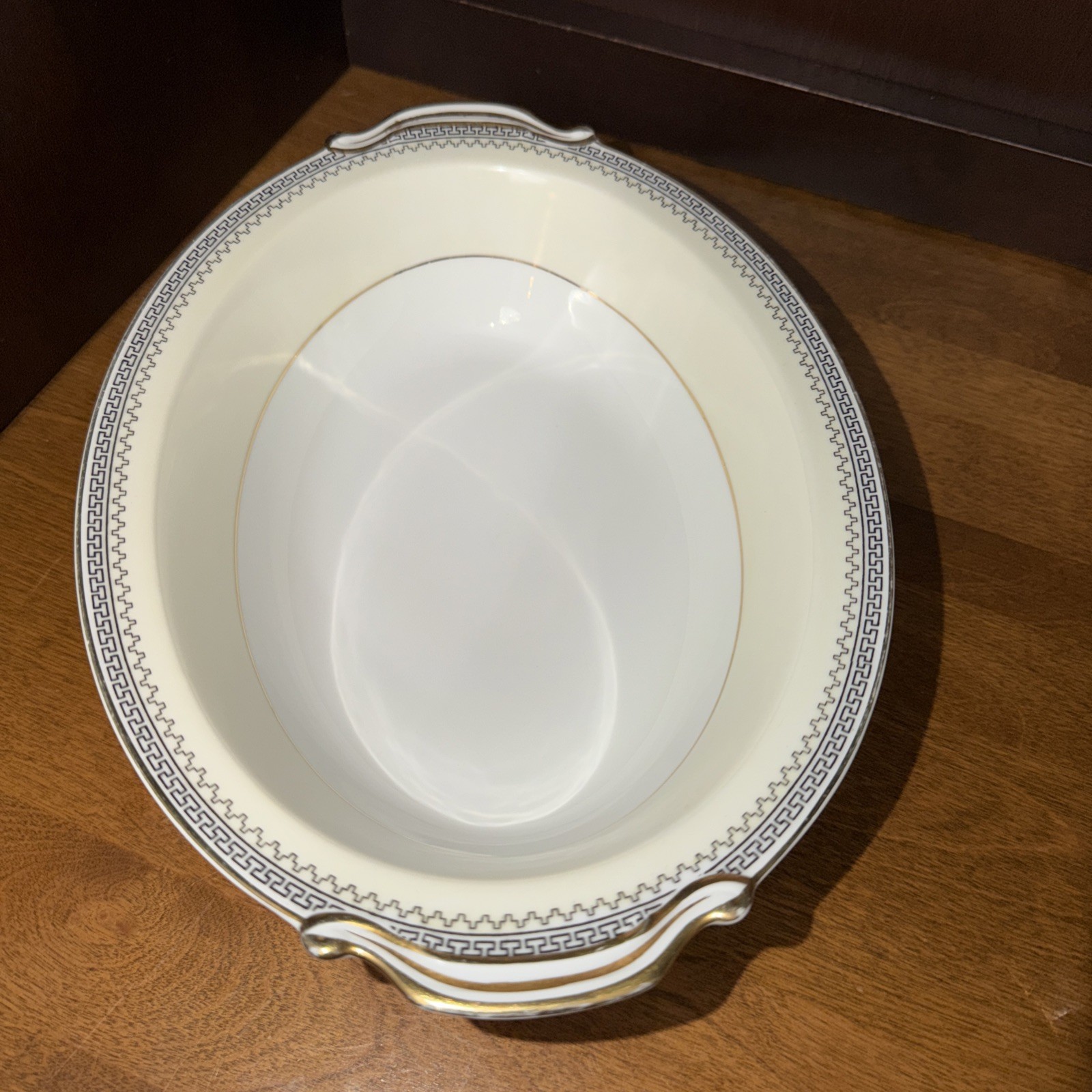 Noritake Serving Bowl Oval Porcelain Audrey #3078 10.75” Japan Vintage 1950s