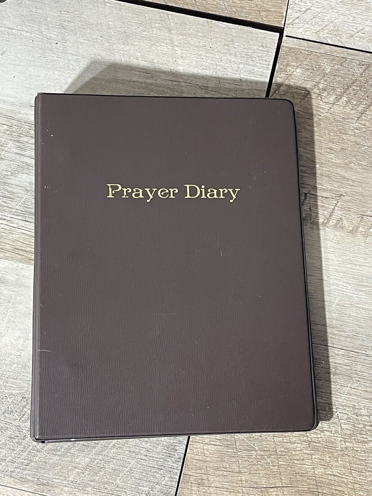 Vintage Prayer Diary Binder Never Used