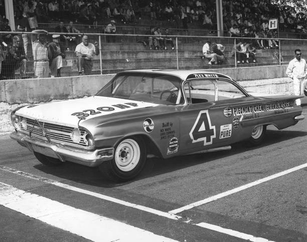 Rex White won 1960 NASCAR Cup Series championship this Chevrolet Old Photo