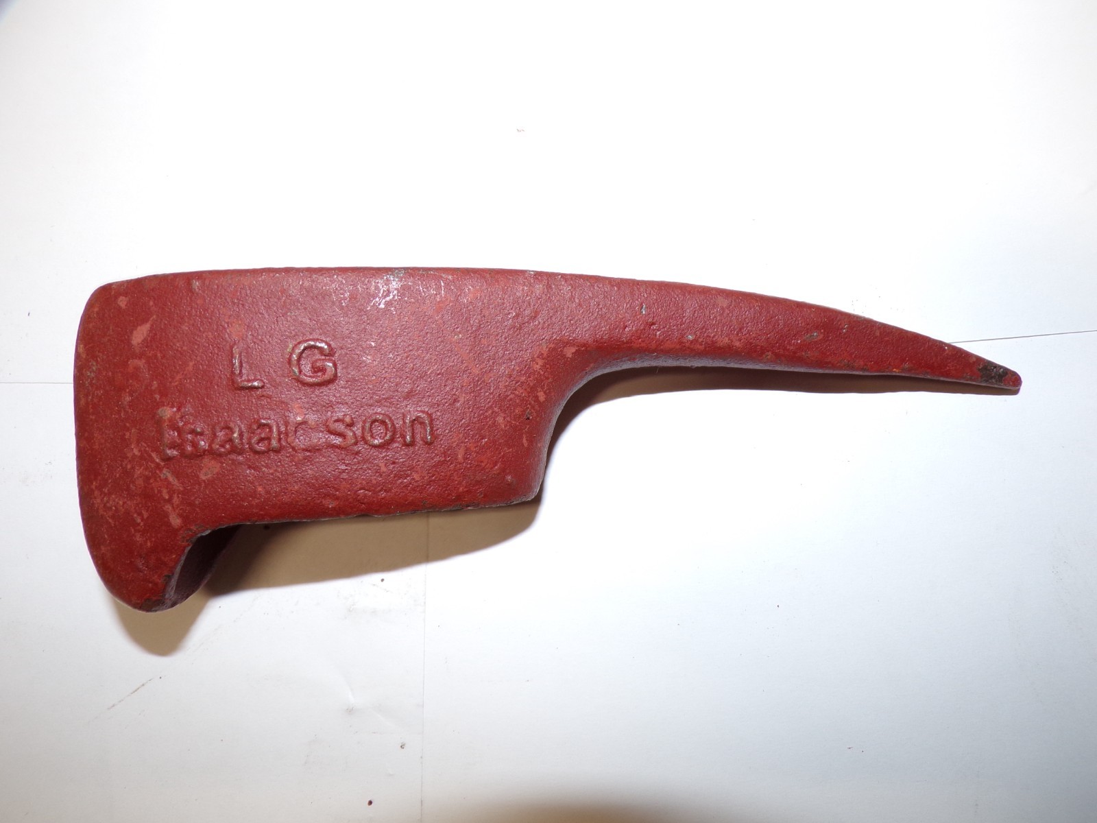 Vintage NOS LG Isaacson Pickaroon Head - Green Chain - Sawmill - Woodsman Tool Vintage NOS LG Isaacson Pickaroon Head - Green Chain - Sawmill - Woodsman Tool