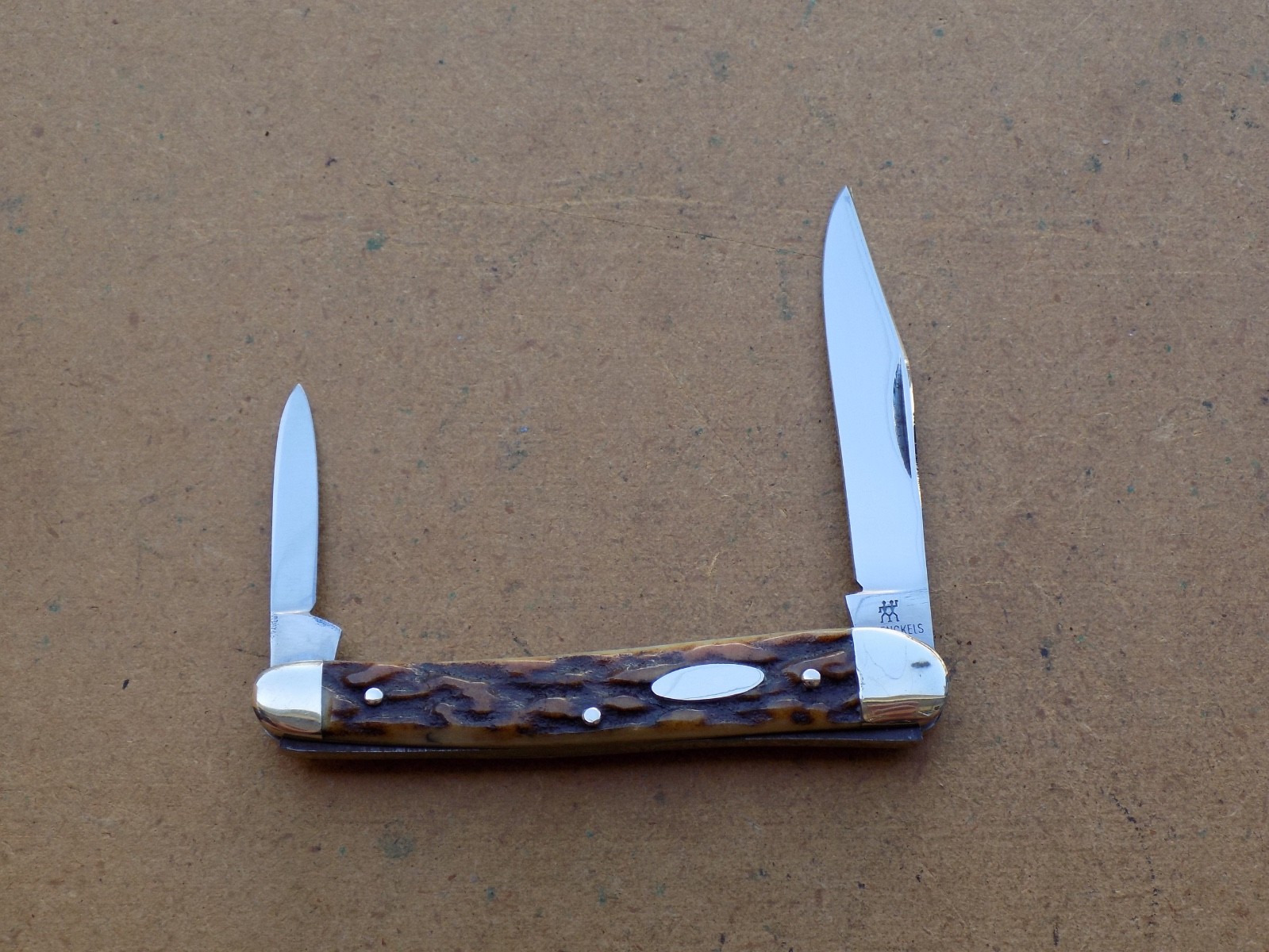 Vintage J.A. Henckels Solingen Germany 79 Stag Handle Pocket Knife