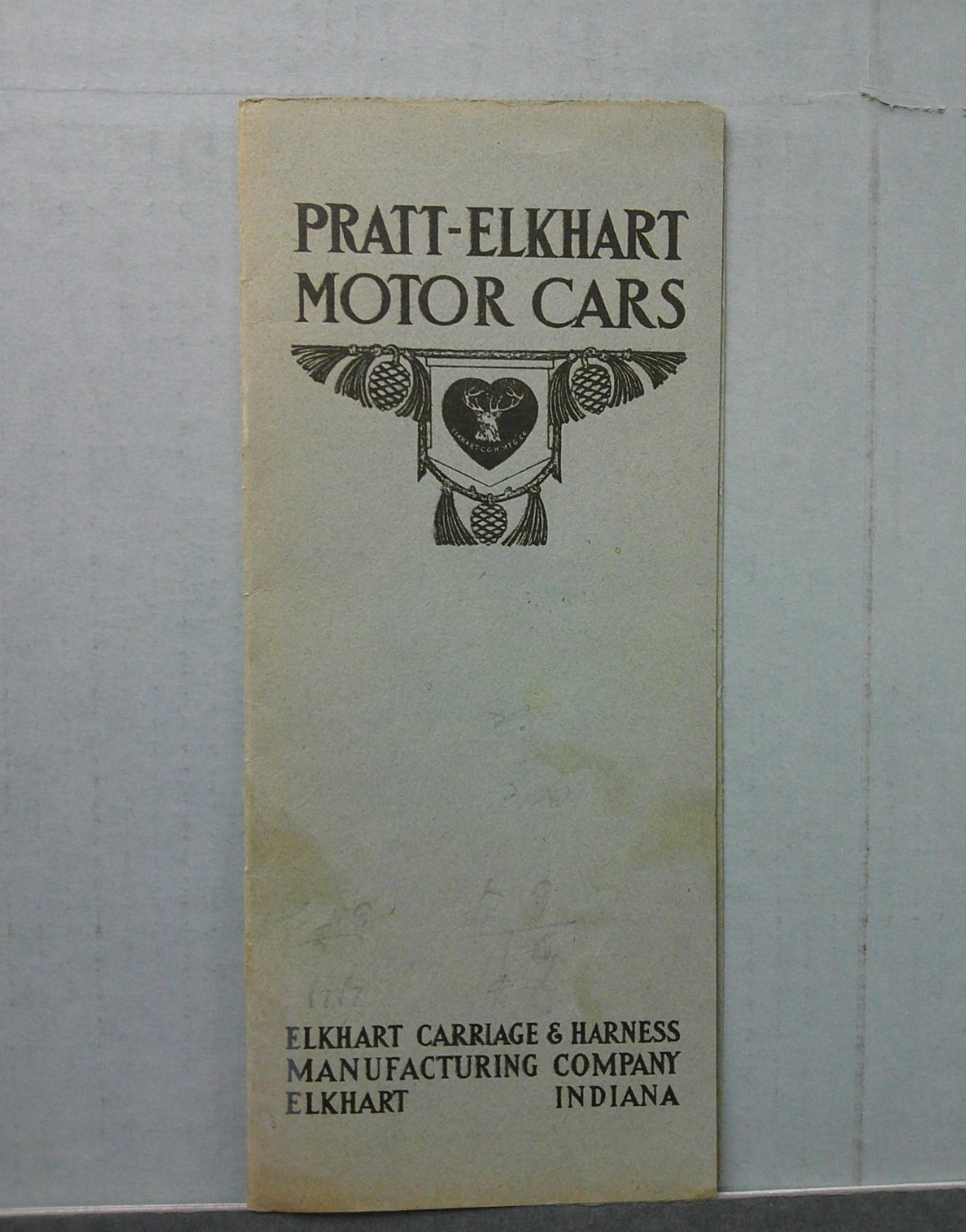 1911 Pratt-Elkhart Sales Catalog