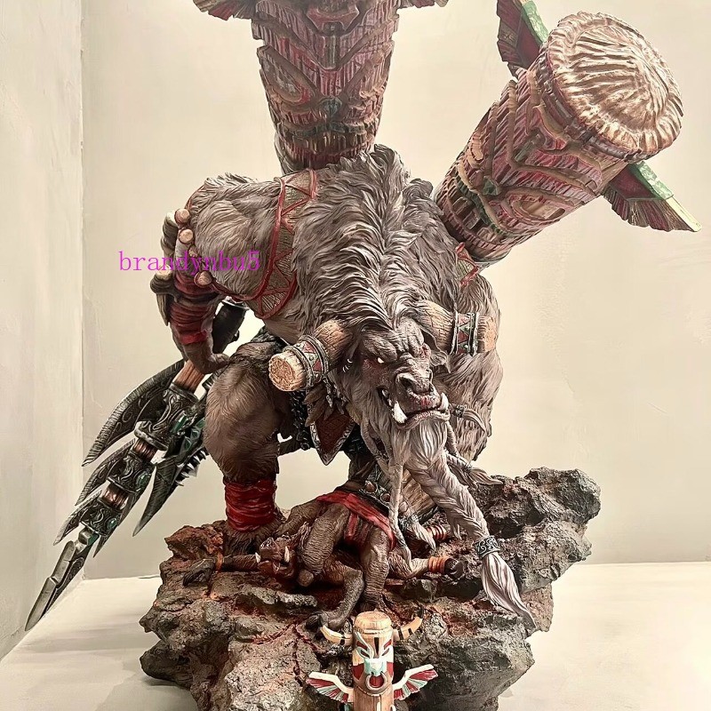 World of Warcraft Cairne Bloodhoof GK Statue Tauren Collectible Model Ornament