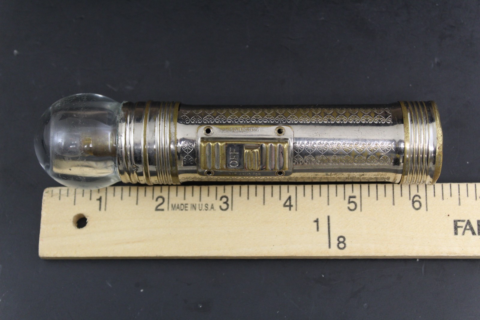 Vintage MAY Baby Torch  Flashlight 6\