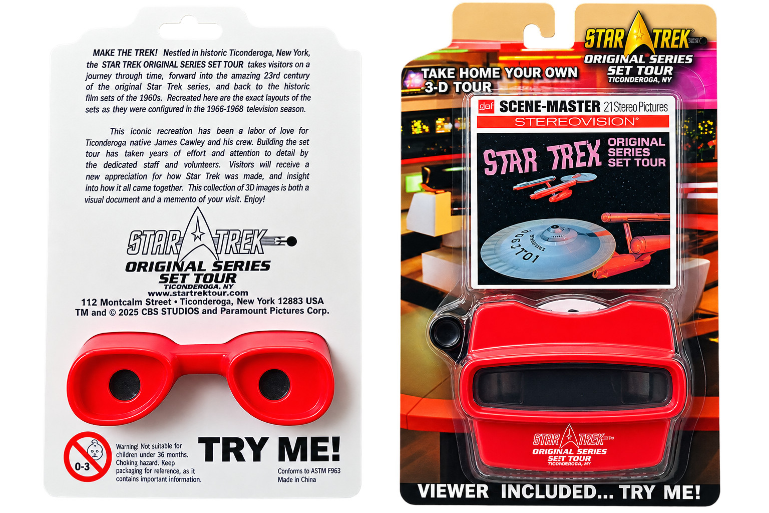 Star Trek Original Series Set Tour Scene-Master Stereovision 3D Viewer