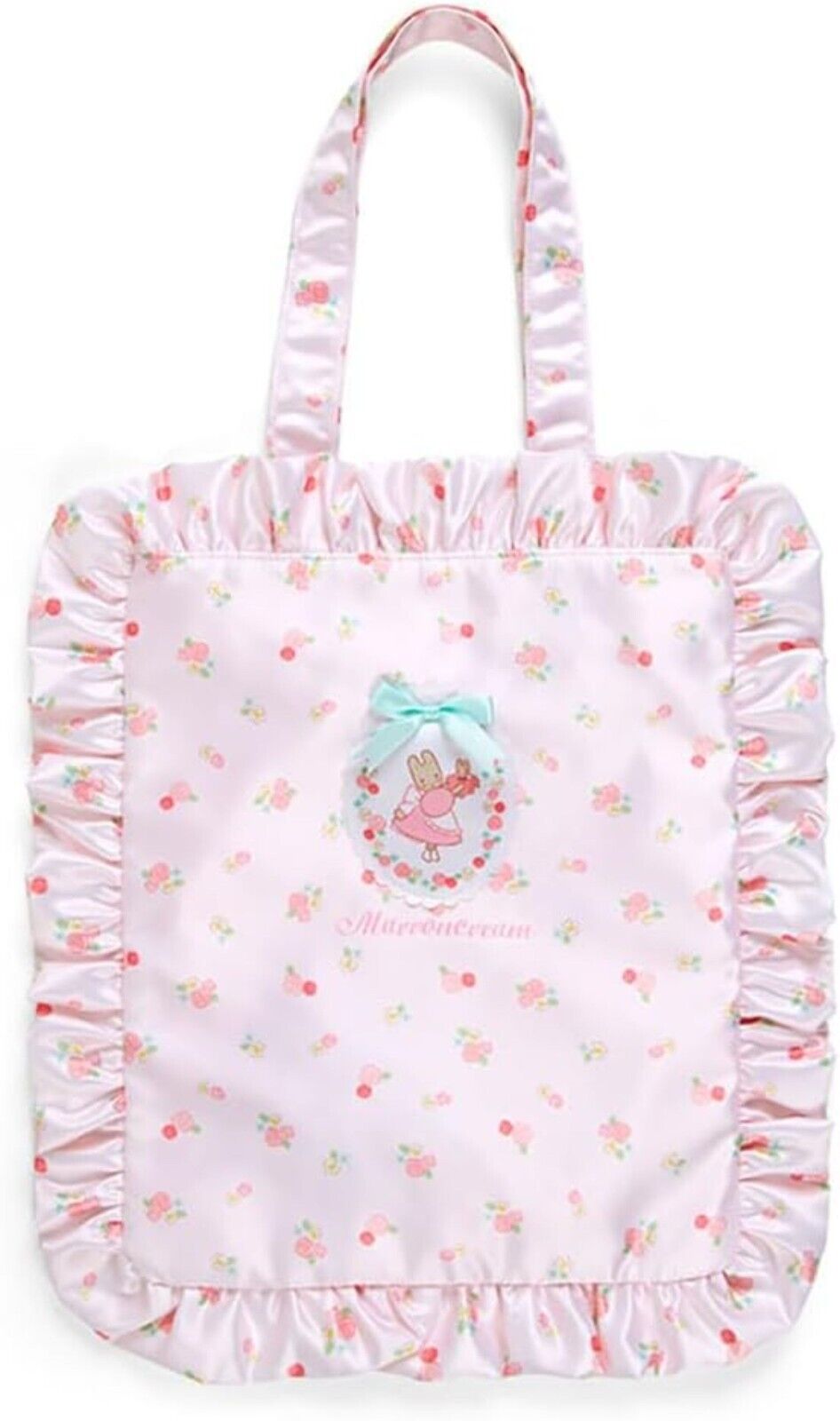 Sanrio Character MARRON CREAM Tote Bag (Petit MARRON) Small Flower Pattern New