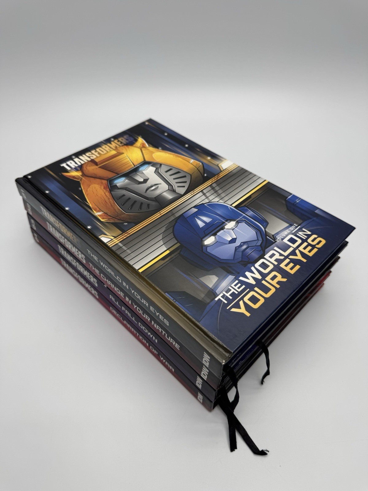 Transformers Vol 1-4 HC Graphic Novel Lot ~ The World in Your Eyes + READ DISC.