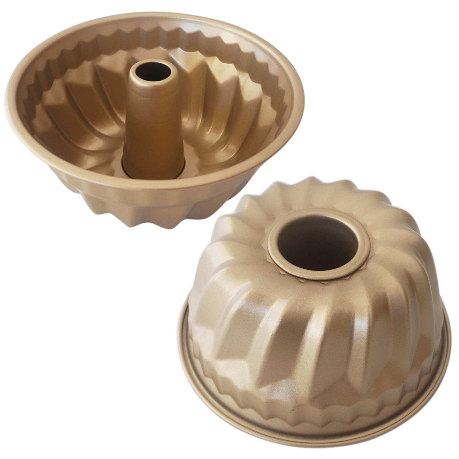7 Inch Nonstick Fluted Tube Cake Pan, Carbon Steel Baking Mold 7 Inch Nonstick Fluted Tube Cake Pan, Carbon Steel Baking Mold