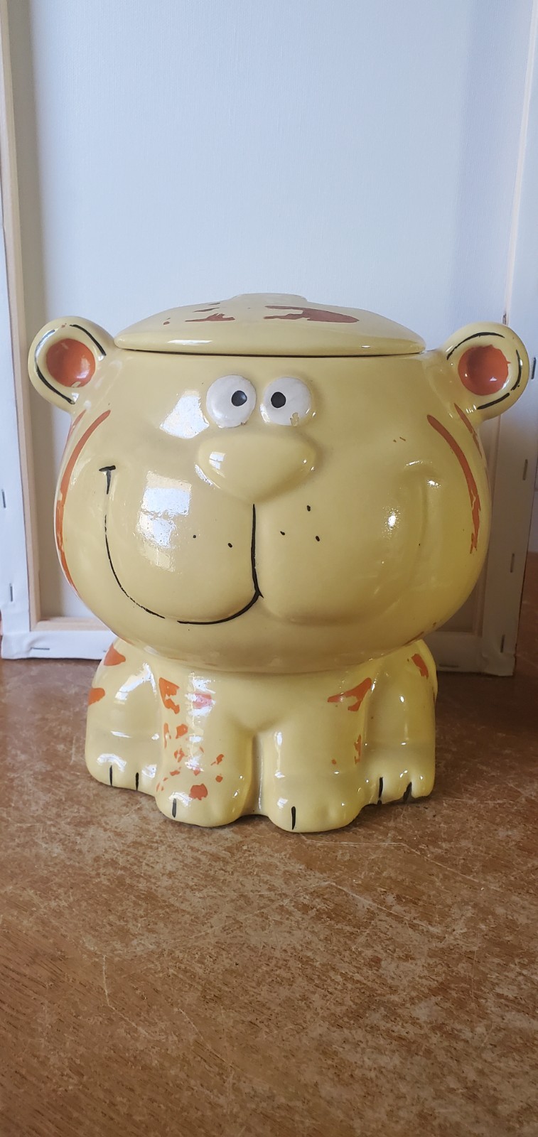 Smiling Tiger Ceramic Cookie Jar By Holt Howard 1973 Limited Production Run