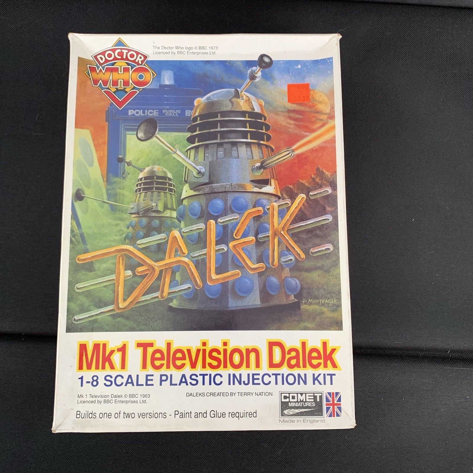 Vintage Comet Miniatures Dr WHO Mk1 Dalek Model Kit 1/8 CM009 Unbuilt
