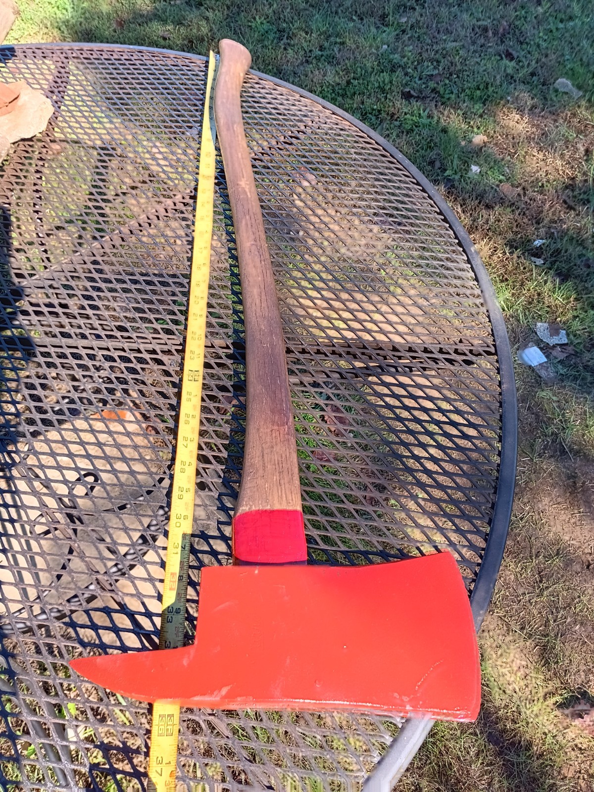 Vintage Warren Fireman\'s Axe With Handle 7 lbs 8 oz