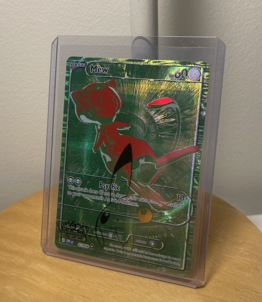 Pokémon TCG Mew G/RGB 30th Anniversary Holo Rare English