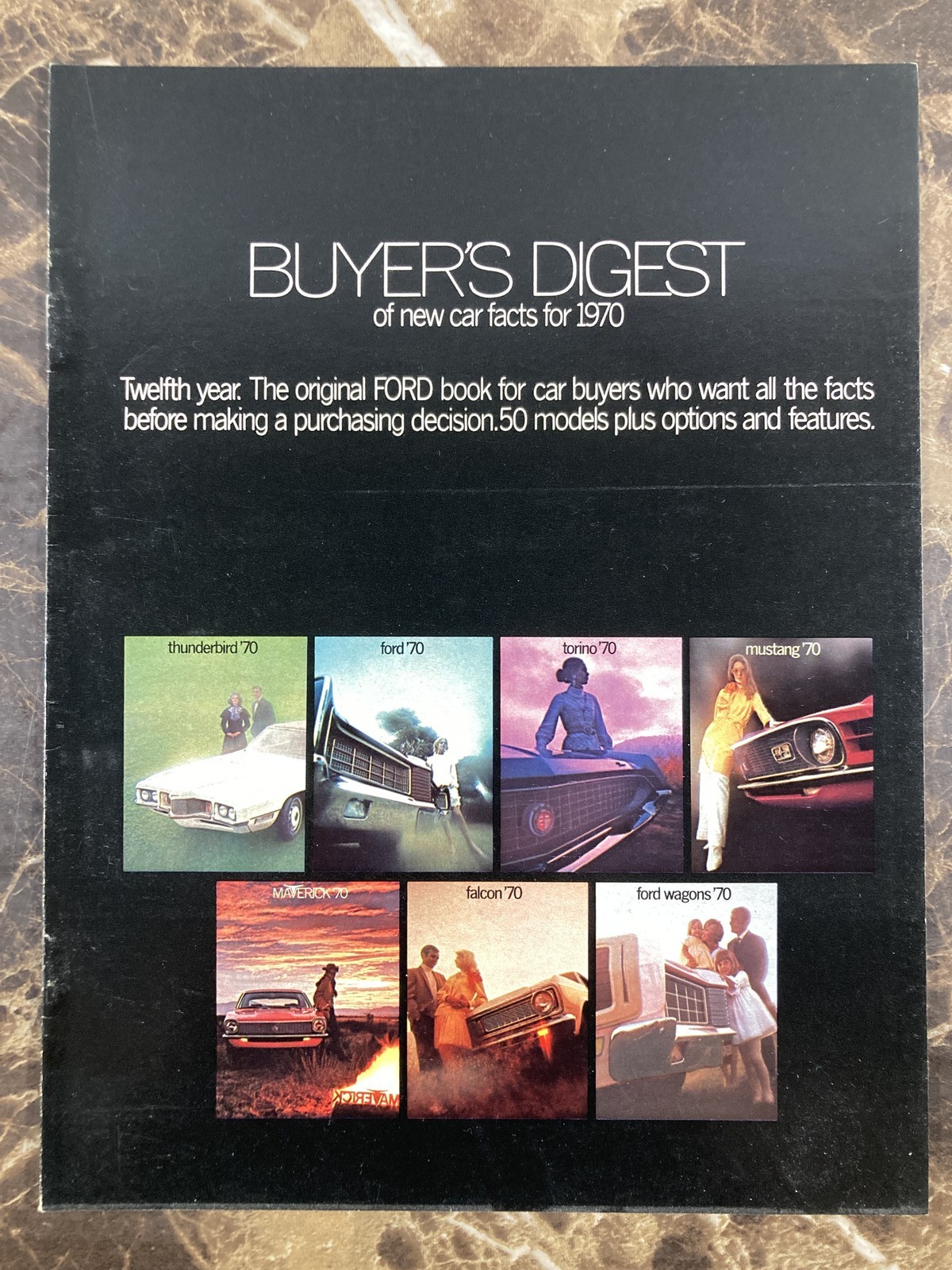 1970 Ford Buyer\'s Digest Dealer Car Brochure Catalog Mustang Torino Thunderbird