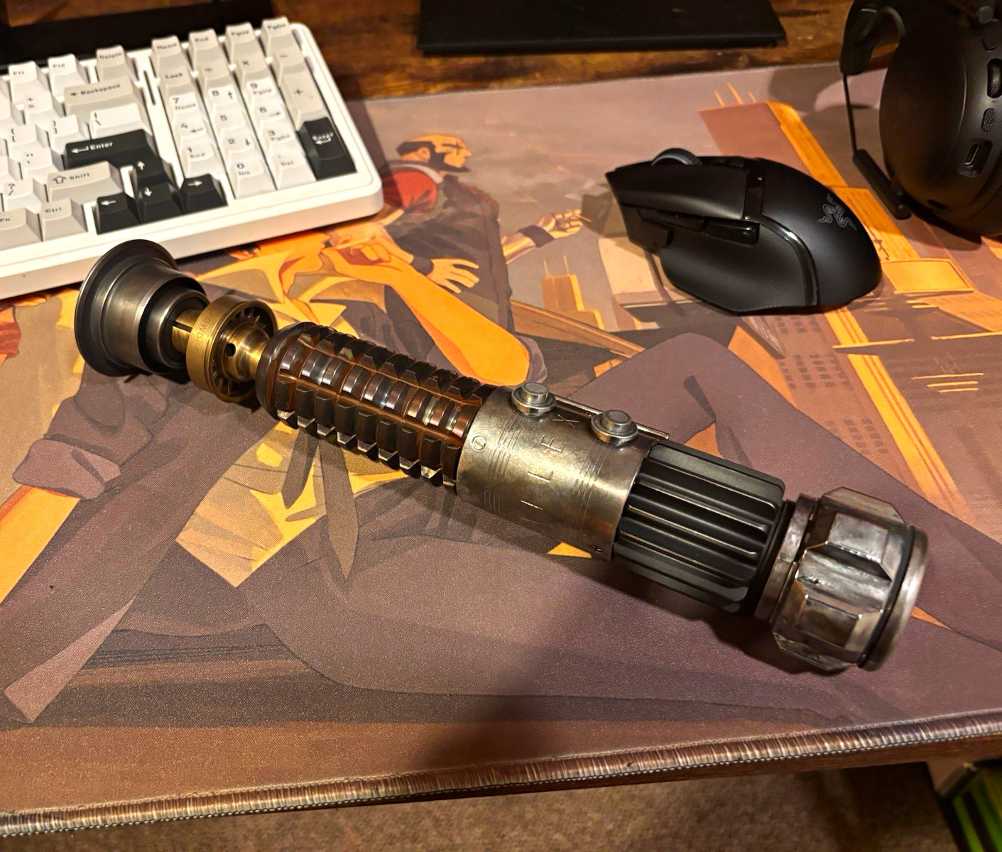 VaderSabers Old Hope V2 Obi-Wan Star Wars IV/ANH Lightsaber Hilt Silver