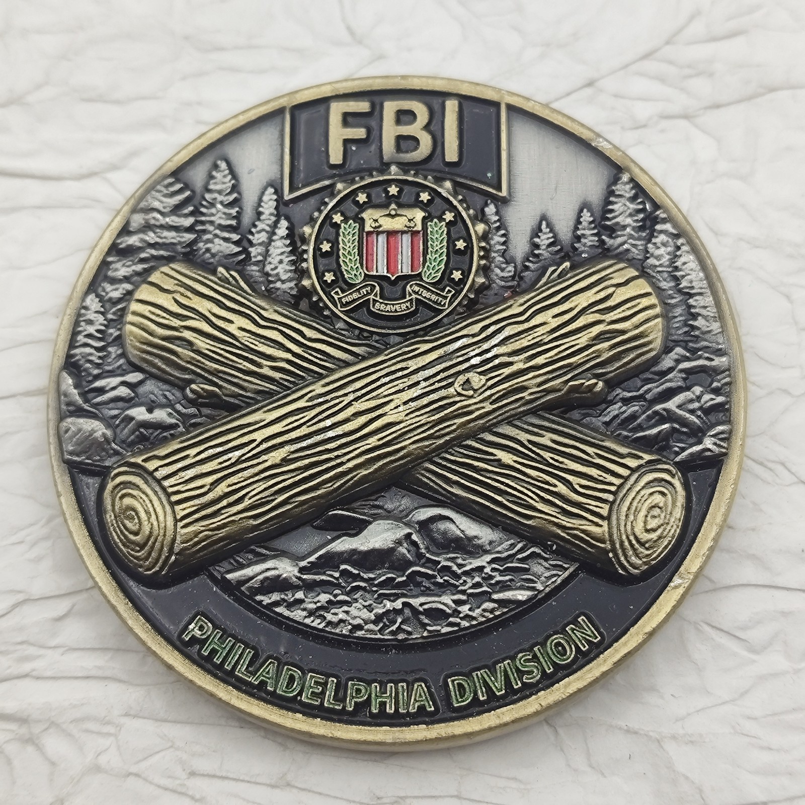 FBI Philadelphia Division Williamsport Challenge Coin