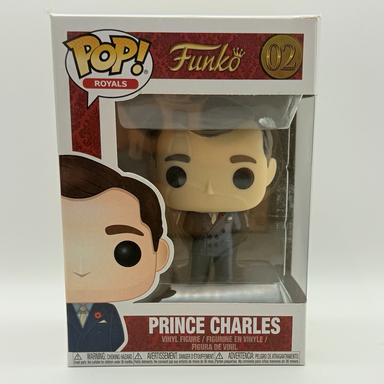 Funko POP Royals Prince Charles of Wales #02 VAULTED w/ Protector