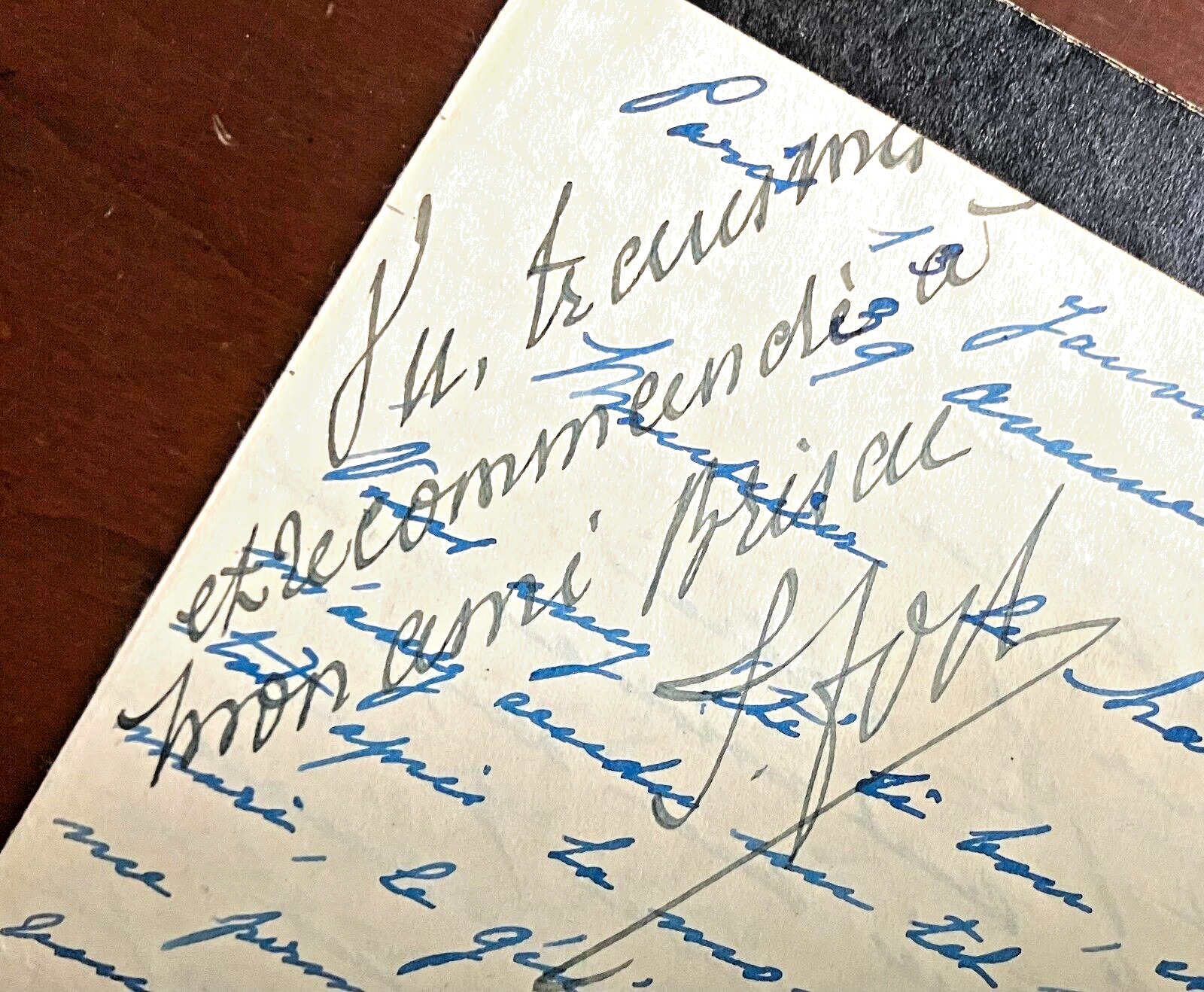 Ferdinand Foch Autograph WW1 French General
