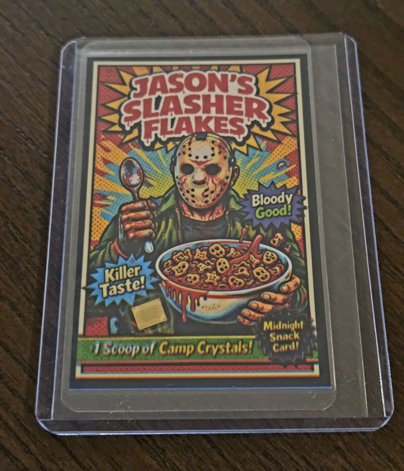 FanArt 24K Gold Leaf Friday the 13th Midnight Snack Jason's Slasher Collectible