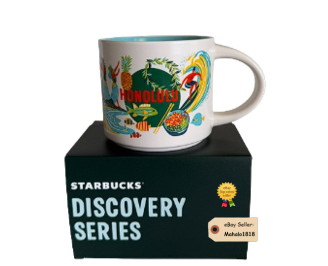 🌺 2024 Starbucks Discovery Series | HONOLULU 14 Ounce Mug | Hawaii Collection