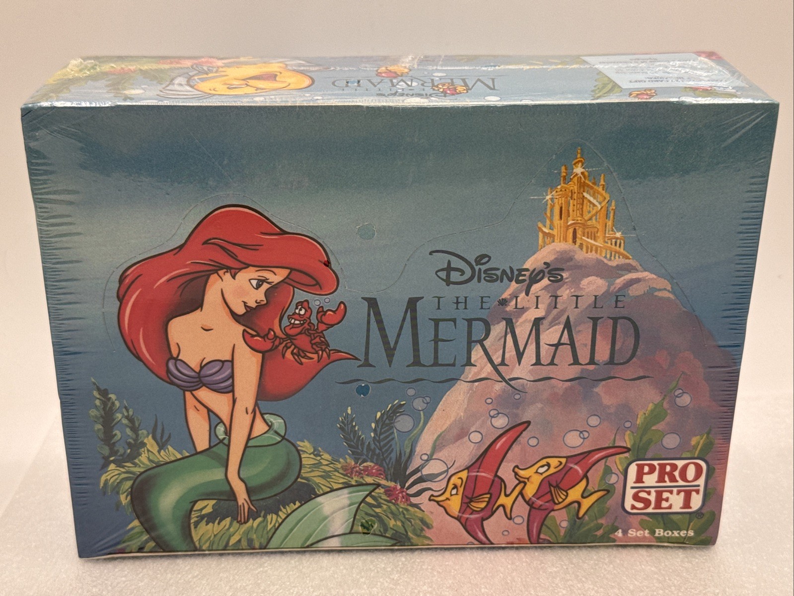 1992 Pro Set The Little Mermaid 4 Box Disney Sealed Complete 127-Card Gift Set 1992 Pro Set The Little Mermaid 4 Box Disney Sealed Complete 127-Card Gift Set