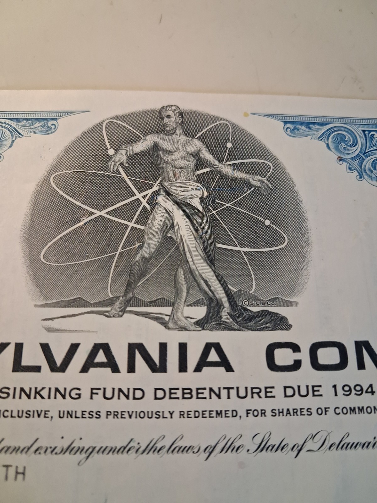 SLING\'S🪙1971 $1000 Pennsylvania Company Bond certificate Pennsylvania Railroad