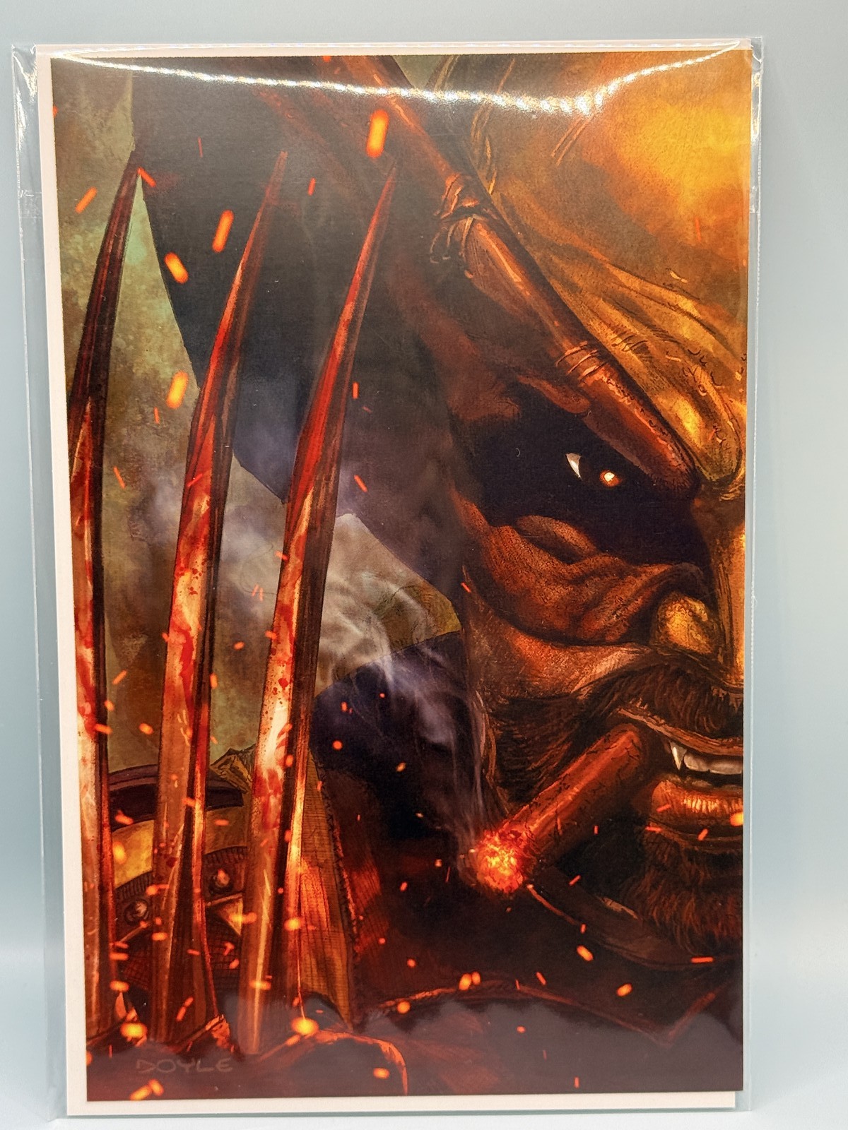 Wolverine Original Comic Art Print by Declan Doyle - Dynamic Marvel Fan Art