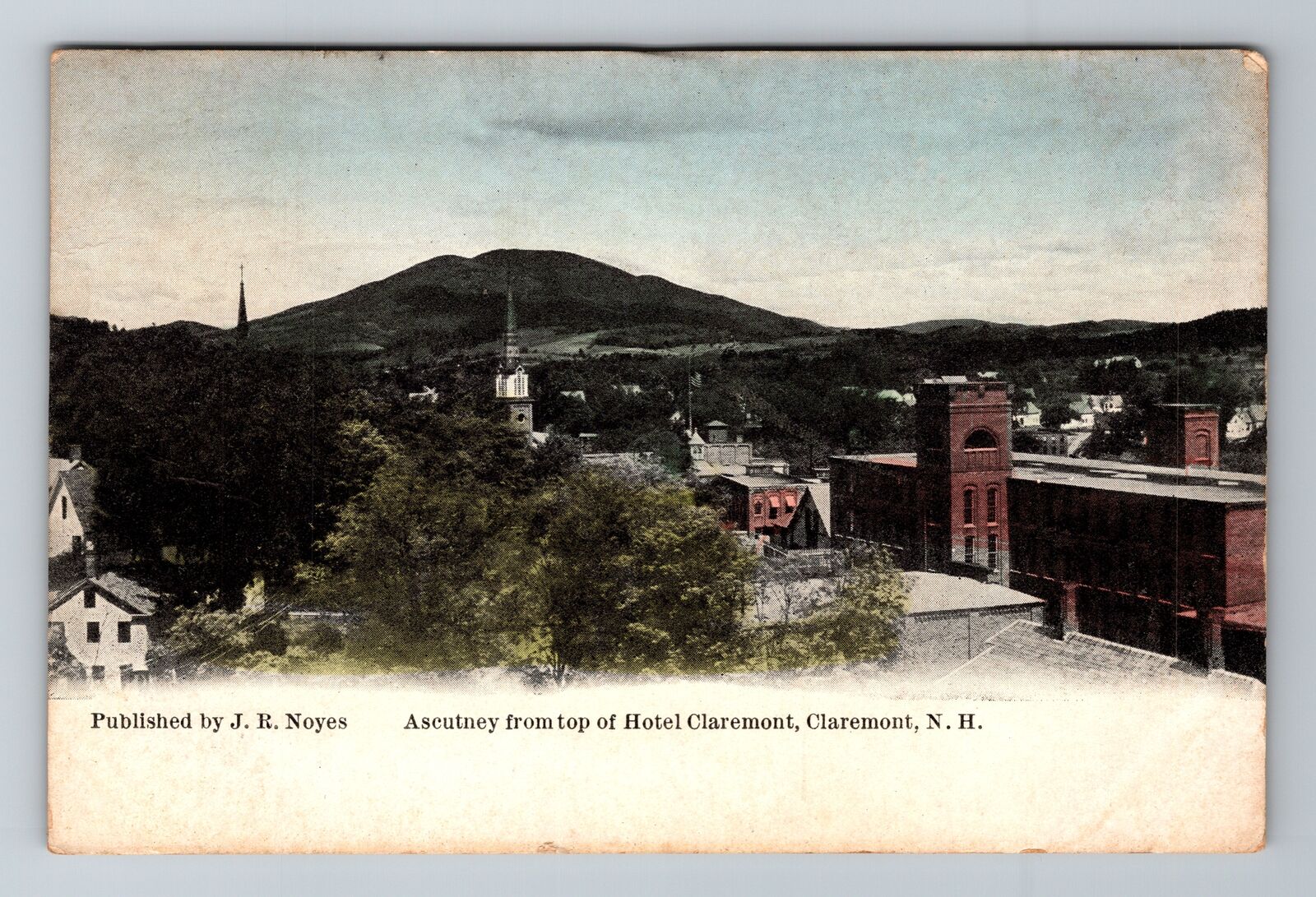 Claremont NH-New Hampshire, Ascutney, Hotel Claremont, Antique Vintage Postcard