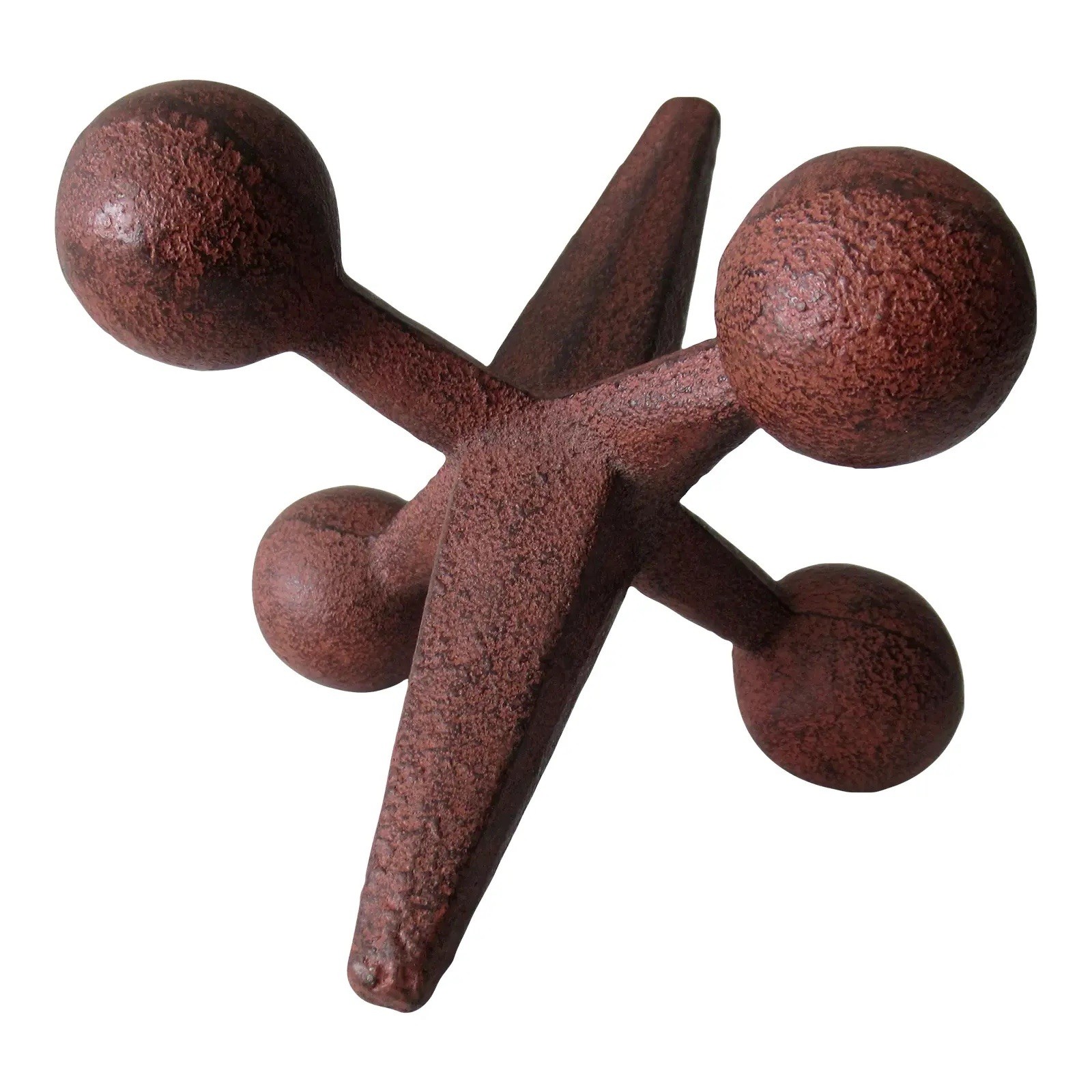 Vintage 1960\'s Bill Curry for Design Line Inc. Red Brick Iron Jack Bookend