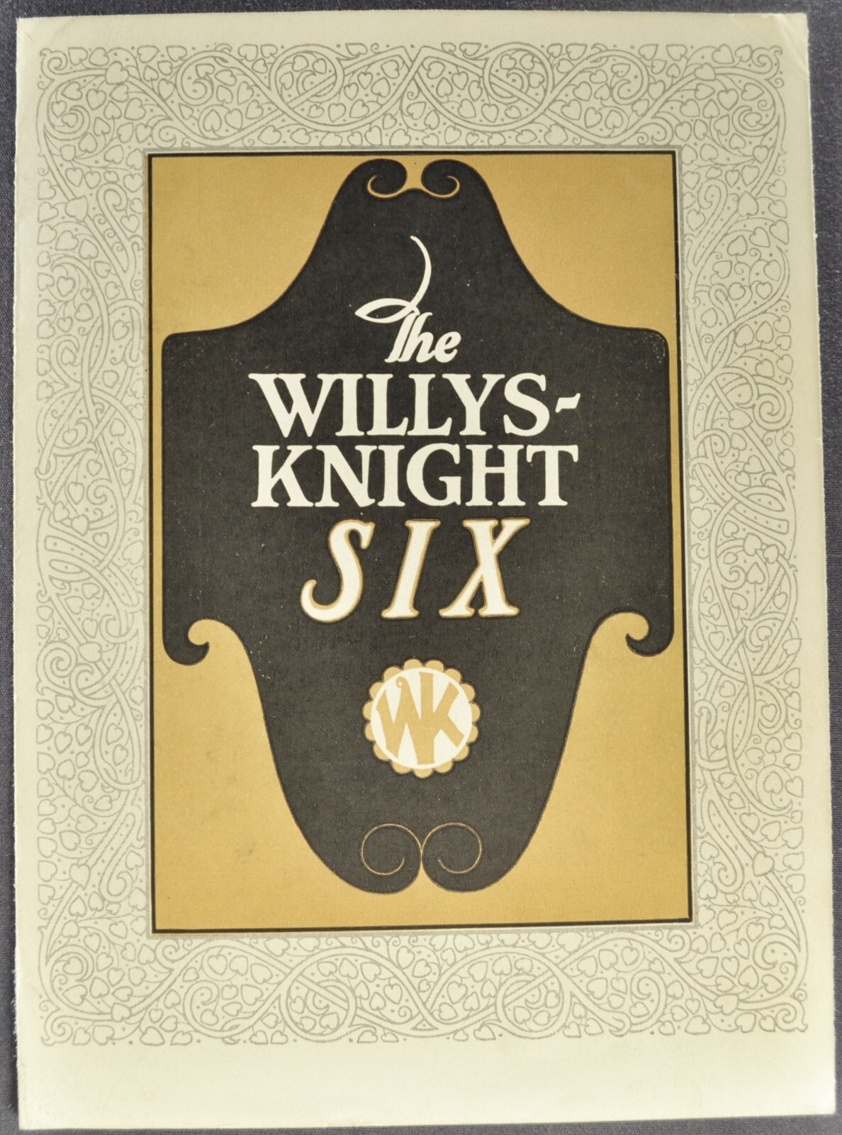 1925 Willys Knight Brochure Folder 66-6 Touring Roadster Sedan Nice Original 25