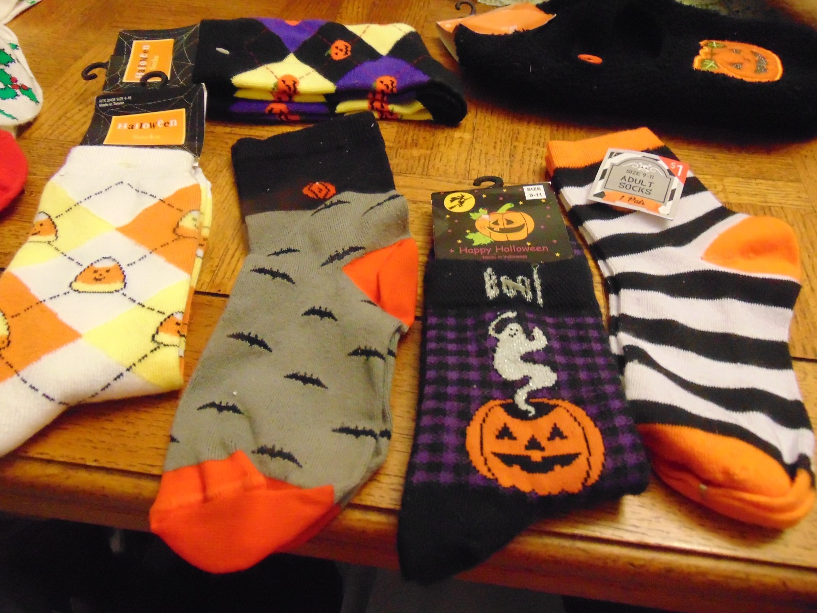 Vtg New Old Stock Halloween Socks MINT