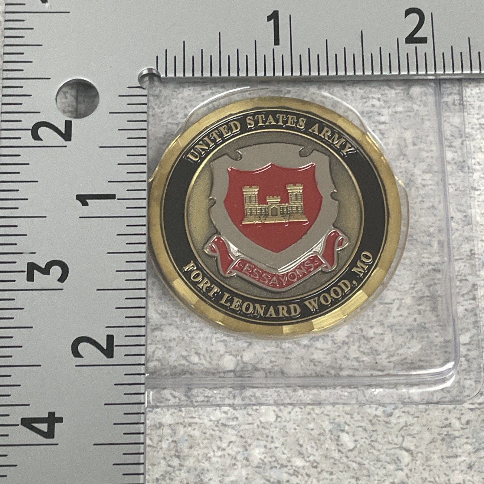 Coin - Engineers - Fort Leonard Wood, Missouri - Maneuver Support Center New