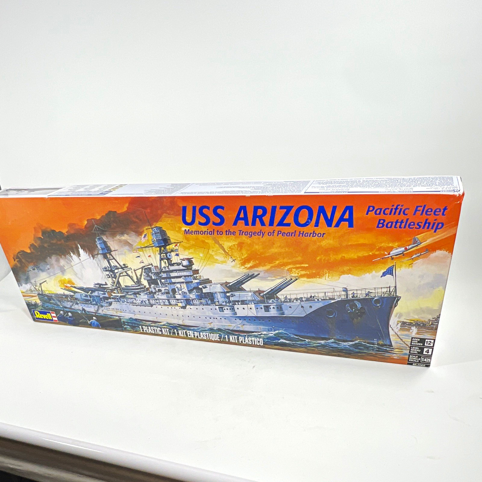 USS Arizona Pacific Fleet Battleship Plastic Model Kit 1:350 85-1426 Unbuilt kit USS Arizona Pacific Fleet Battleship Plastic Model Kit 1:350 85-1426 Unbuilt kit