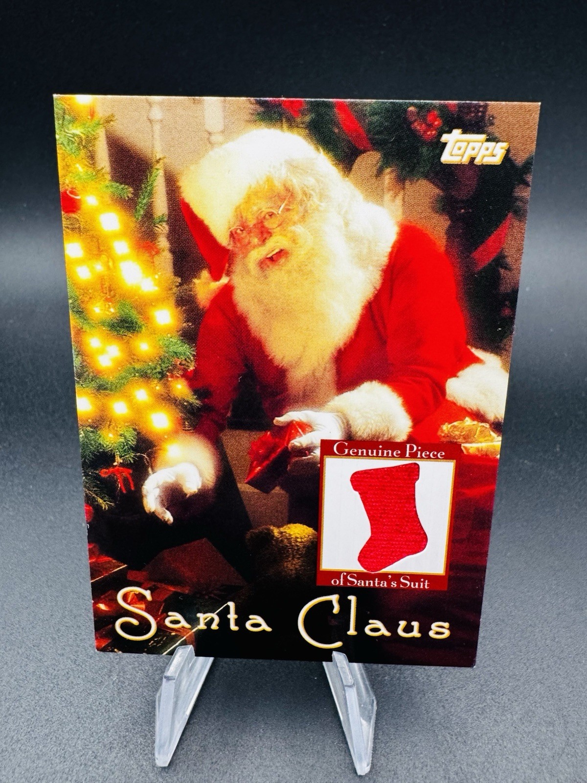 2007 Topps Santa Claus #SCR-SC Genuine Piece of Santa\'s Suit
