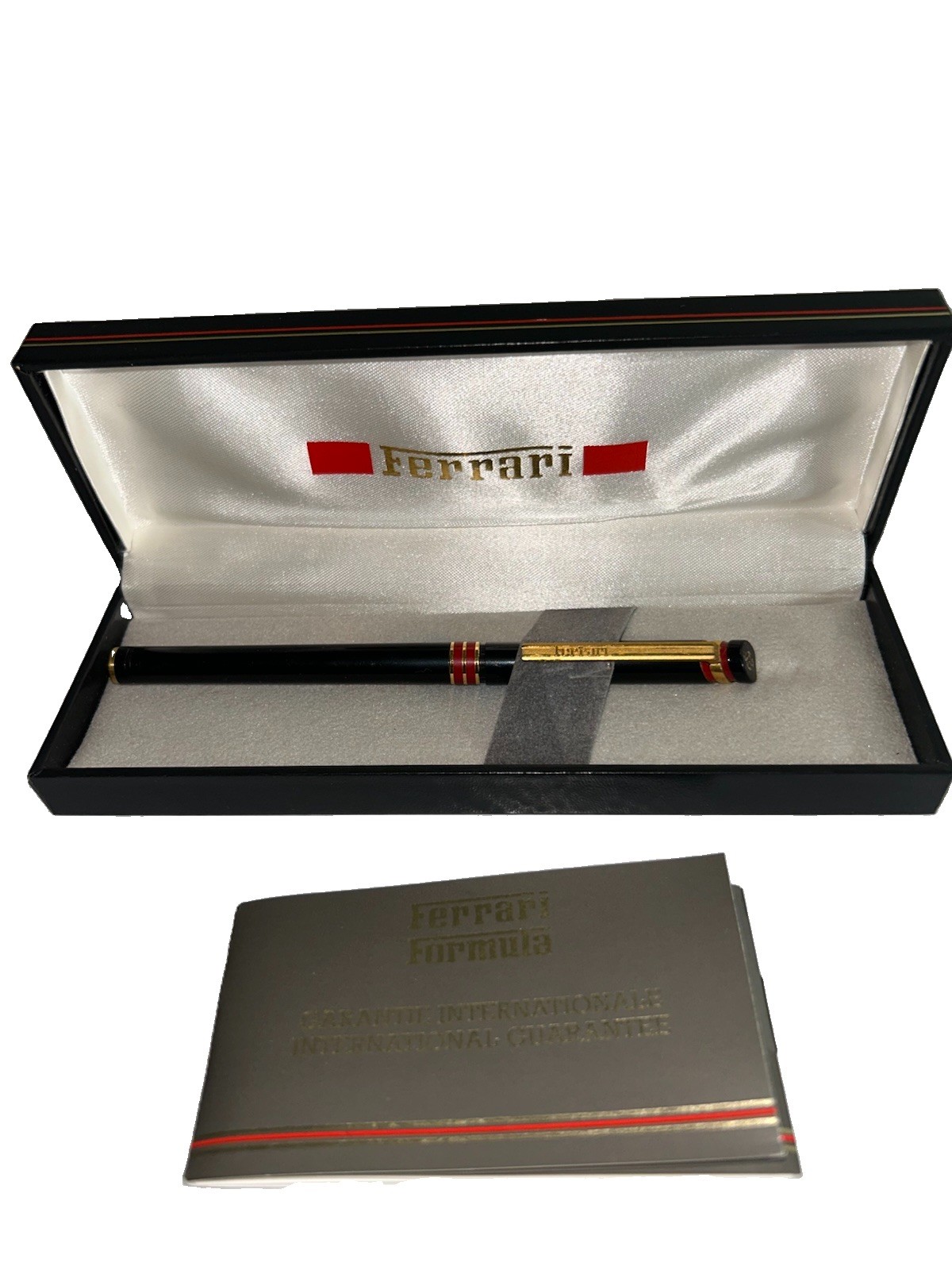 Vintage Ferrari Formula Pen 1980s-1990s With Case