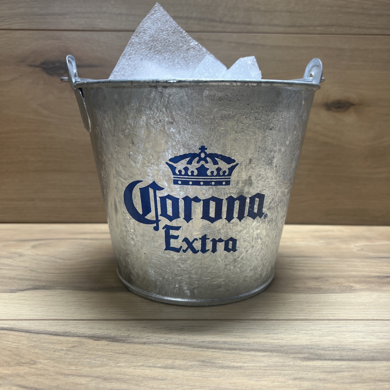 🤩 Corona Extra Galvanized Bucket Pail Tin  Ice Beer Cooler 7\