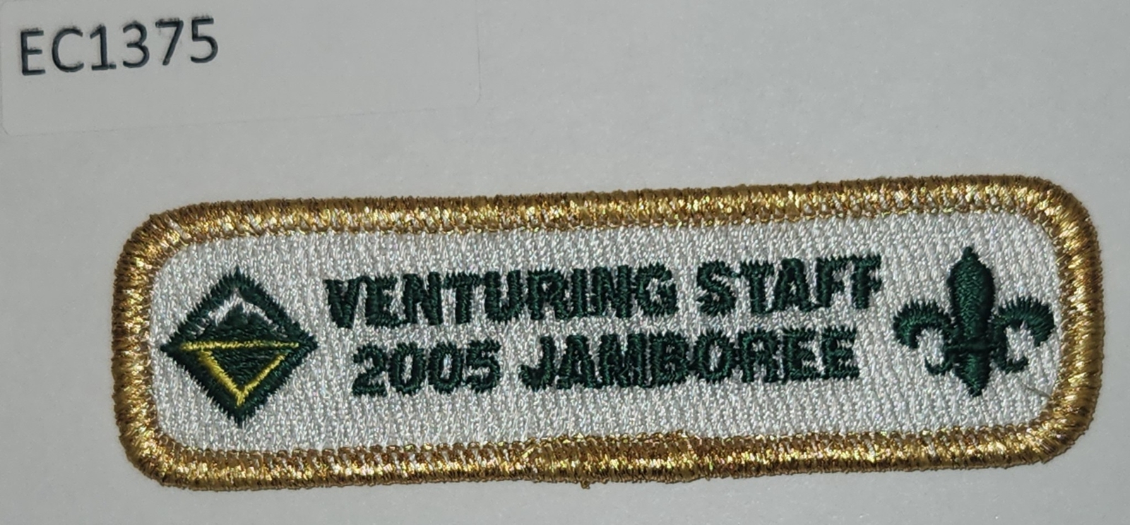 Boy Scout Venturing Staff 2005 National Jamboree Gold Mylar