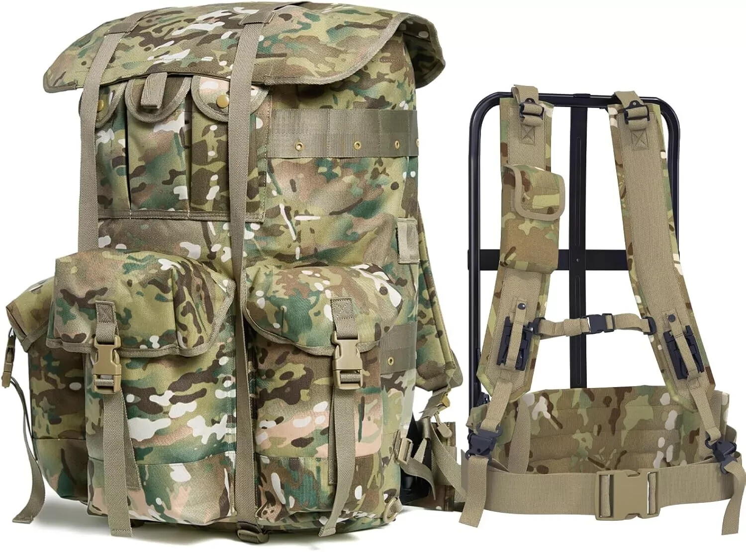 MT Military Alice Large Pack Army Survival Combat ALICE Rucksack Backpack MT Military Alice Large Pack Army Survival Combat ALICE Rucksack Backpack